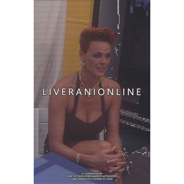 DIAP-RETROSPETTIVA BRIGITTE NIELSEN ATTRICE NELLA FOTO BRIGITTE NIELSEN ALL\'AUTODROMO DI MONZA AG ALDO LIVERANI SAS  