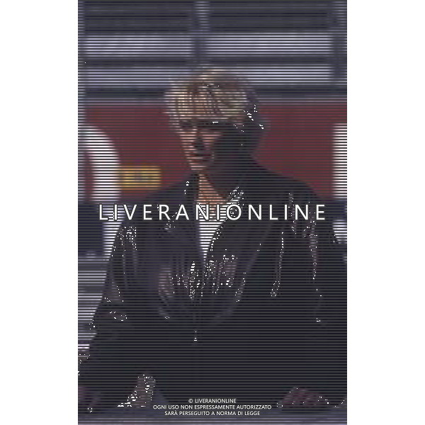 DIAP-RETROSPETTIVA BRIGITTE NIELSEN ATTRICE NELLA FOTO BRIGITTE NIELSEN ALL\'AUTODROMO DI MONZA PER LA GARA AUTOMOBILISTICA DEL MARITO RAOUL MEYER AG ALDO LIVERANI SAS 