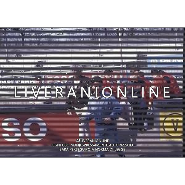 DIAP-RETROSPETTIVA BRIGITTE NIELSEN ATTRICE NELLA FOTO BRIGITTE NIELSEN ALL\'AUTODROMO DI MONZA PER LA GARA AUTOMOBILISTICA DEL MARITO RAOUL MEYER AG ALDO LIVERANI SAS 