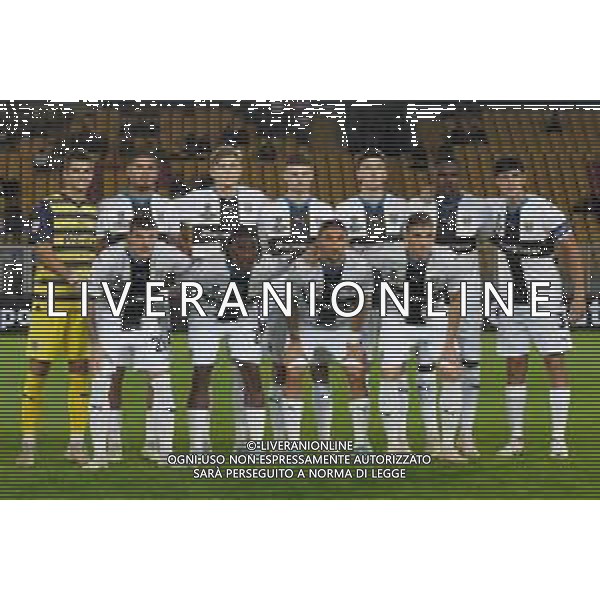 Parma Calcio team line up during the Coppa Italia round of 16 match between US Lecce and Parma Calcio on November 1, 2023 at Via del Mare Stadium in Lecce, Italy. Photo by Emmanuele Mastrodonato/ag. Aldo Liverani sas
