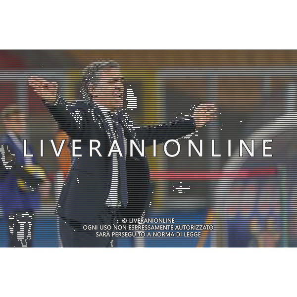 coach Fabio Pecchia of Parma Calcio during the Coppa Italia round of 16 match between US Lecce and Parma Calcio on November 1, 2023 at Via del Mare Stadium in Lecce, Italy. Photo by Emmanuele Mastrodonato/ag. Aldo Liverani sas
