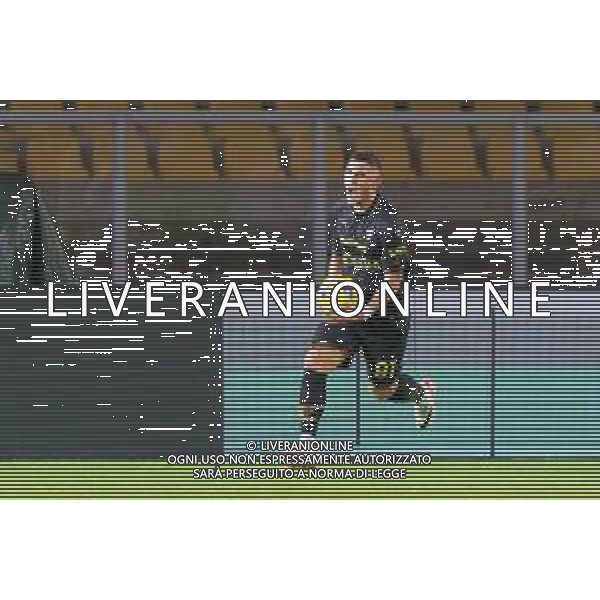 Roberto Piccoli of US Lecce celebrates after scoring a goal during the Coppa Italia round of 16 match between US Lecce and Parma Calcio on November 1, 2023 at Via del Mare Stadium in Lecce, Italy. Photo by Emmanuele Mastrodonato/ag. Aldo Liverani sas