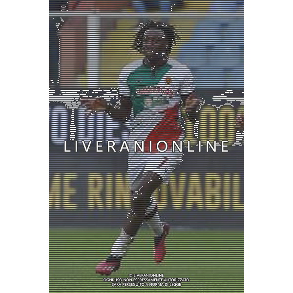 TVRG Genoa vs Reggiana nella foto Muhamed Varela Djamanca (Reggiana) esulta dopo il gol dell\'1 a 0 Genova 01-11-2023 Stadio Luigi Ferraris - Marassi Coppa Italia Frecciarossa - 16mi di finale foto Roberto Garavaglia/ag. Aldo Liverani sas