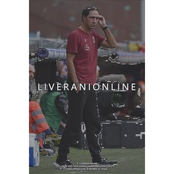 TVRG Genoa vs Reggiana nella foto Alessandro Nesta allenatore Reggiana Genova 01-11-2023 Stadio Luigi Ferraris - Marassi Coppa Italia Frecciarossa - 16mi di finale foto Roberto Garavaglia/ag. Aldo Liverani sas