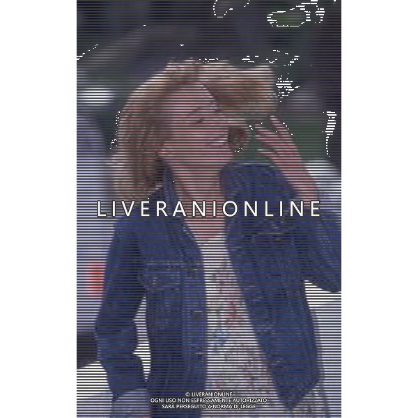 DIAP-RETROSPETTIVA EMMA THOMPSON ATTRICE NELLA FOTO EMMA THOMPSON A CANNES NELL\'ANNO 1995 AG ALDO LIVERANI SAS 