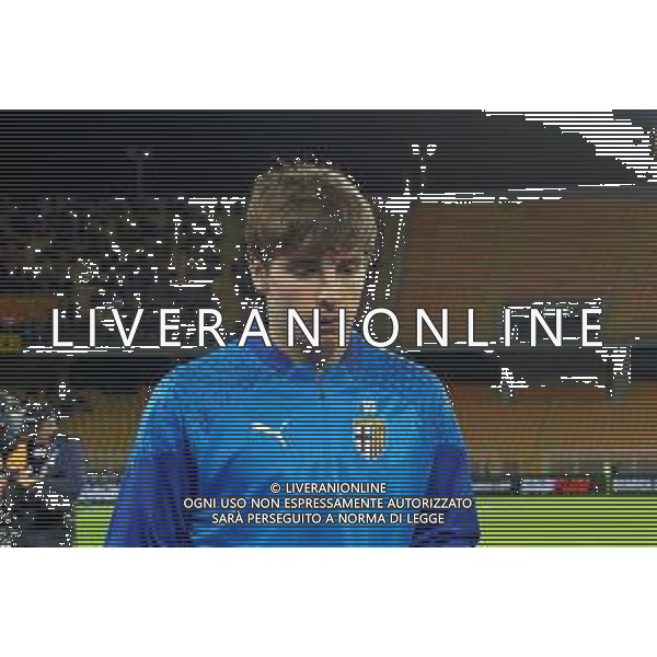 Adrian Bernabé of Parma Calcio during the Coppa Italia round of 16 match between US Lecce and Parma Calcio on November 1, 2023 at Via del Mare Stadium in Lecce, Italy. Photo by Emmanuele Mastrodonato/ag. Aldo Liverani sas
