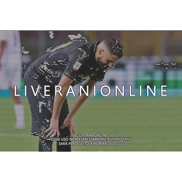 Ahmed Touba of US Lecce disappointment during the Coppa Italia round of 16 match between US Lecce and Parma Calcio on November 1, 2023 at Via del Mare Stadium in Lecce, Italy. Photo by Emmanuele Mastrodonato/ag. Aldo Liverani sas