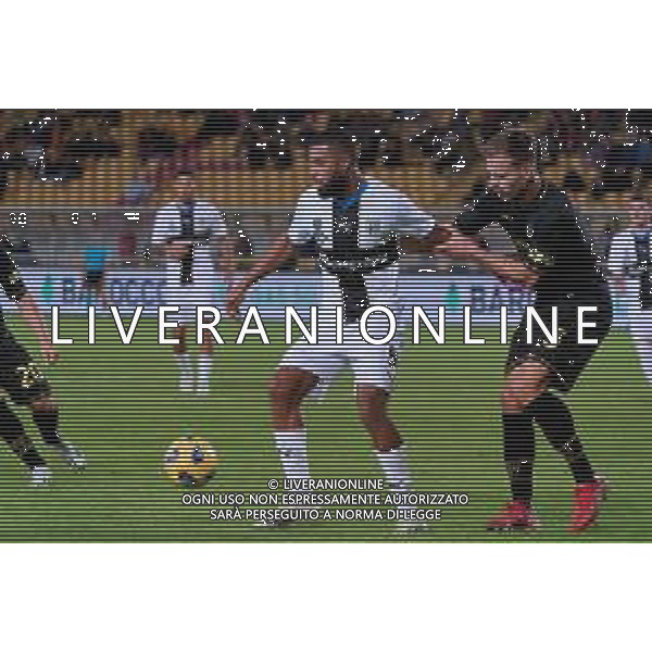 Gabriel Charpentier of Parma Calcio and Marin Pongracic of US Lecce during the Coppa Italia round of 16 match between US Lecce and Parma Calcio on November 1, 2023 at Via del Mare Stadium in Lecce, Italy. Photo by Emmanuele Mastrodonato/ag. Aldo Liverani sas