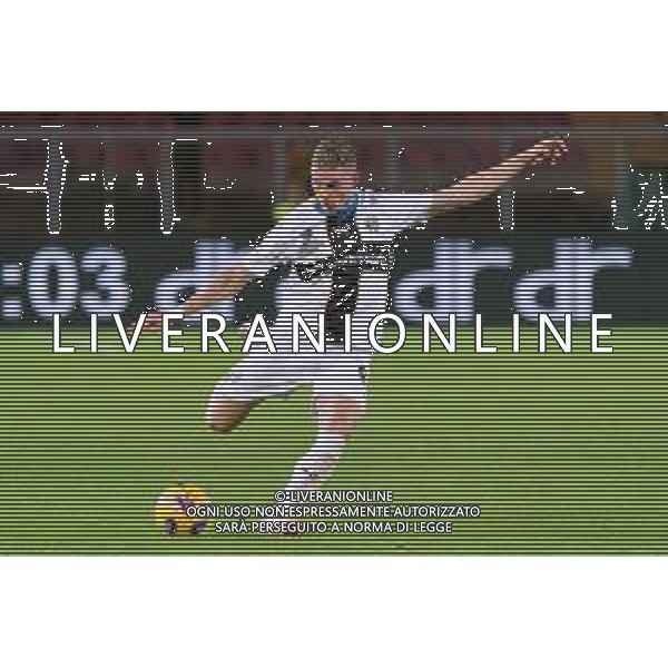 Nahuel Estévez of Parma Calcio during the Coppa Italia round of 16 match between US Lecce and Parma Calcio on November 1, 2023 at Via del Mare Stadium in Lecce, Italy. Photo by Emmanuele Mastrodonato/ag. Aldo Liverani sas