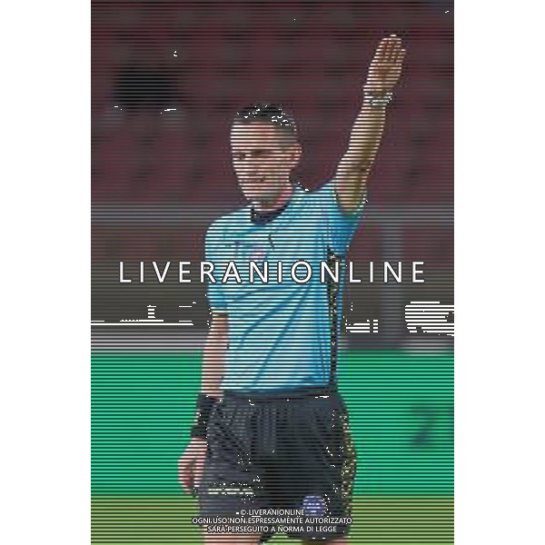 the referee Daniele Minelli of Varese during the Coppa Italia round of 16 match between US Lecce and Parma Calcio on November 1, 2023 at Via del Mare Stadium in Lecce, Italy. Photo by Emmanuele Mastrodonato/ag. Aldo Liverani sas
