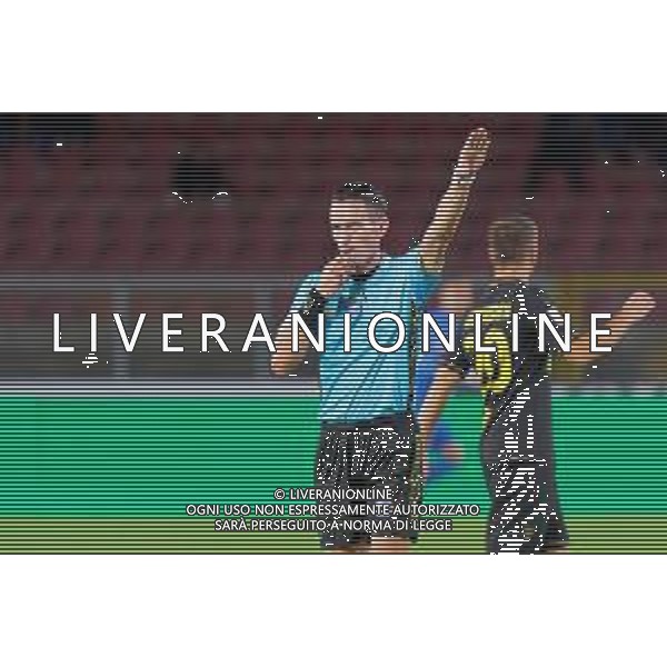 the referee Daniele Minelli of Varese during the Coppa Italia round of 16 match between US Lecce and Parma Calcio on November 1, 2023 at Via del Mare Stadium in Lecce, Italy. Photo by Emmanuele Mastrodonato/ag. Aldo Liverani sas