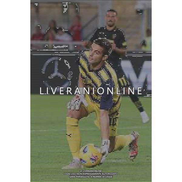 Edoardo Corvi of Parma Calcio during the Coppa Italia round of 16 match between US Lecce and Parma Calcio on November 1, 2023 at Via del Mare Stadium in Lecce, Italy. Photo by Emmanuele Mastrodonato/ag. Aldo Liverani sas