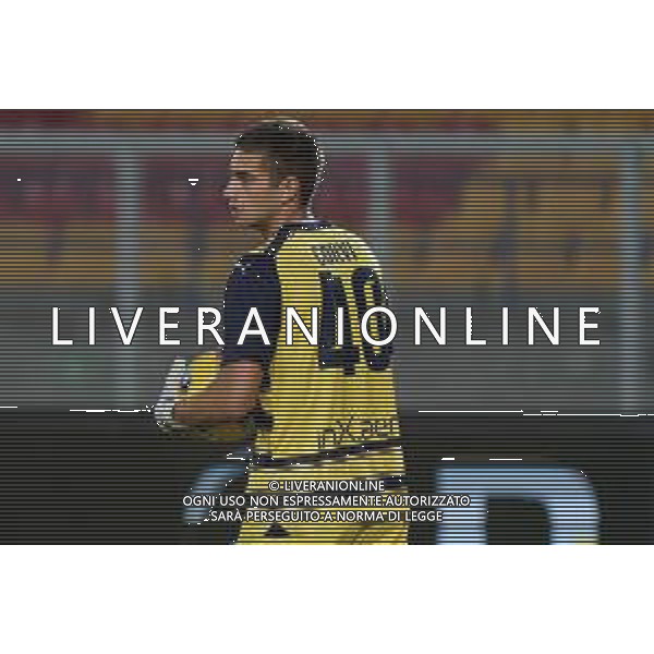 Edoardo Corvi of Parma Calcio during the Coppa Italia round of 16 match between US Lecce and Parma Calcio on November 1, 2023 at Via del Mare Stadium in Lecce, Italy. Photo by Emmanuele Mastrodonato/ag. Aldo Liverani sas