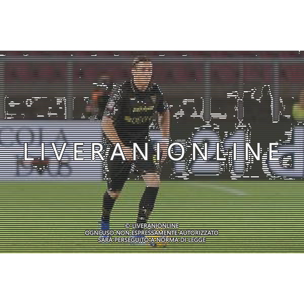 Federico Baschirotto of US Lecce during the Coppa Italia round of 16 match between US Lecce and Parma Calcio on November 1, 2023 at Via del Mare Stadium in Lecce, Italy. Photo by Emmanuele Mastrodonato/ag. Aldo Liverani sas