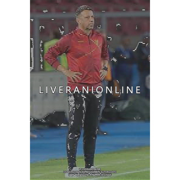 coach Roberto D’Aversa of US Lecce during the Coppa Italia round of 16 match between US Lecce and Parma Calcio on November 1, 2023 at Via del Mare Stadium in Lecce, Italy. Photo by Emmanuele Mastrodonato/ag. Aldo Liverani sas