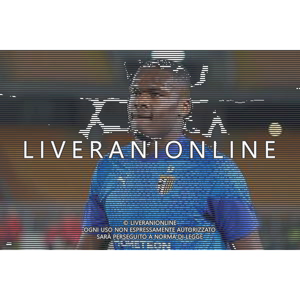 Ange-Yoan Bonny of Parma Calcio during the Coppa Italia round of 16 match between US Lecce and Parma Calcio on November 1, 2023 at Via del Mare Stadium in Lecce, Italy. Photo by Emmanuele Mastrodonato/ag. Aldo Liverani sas