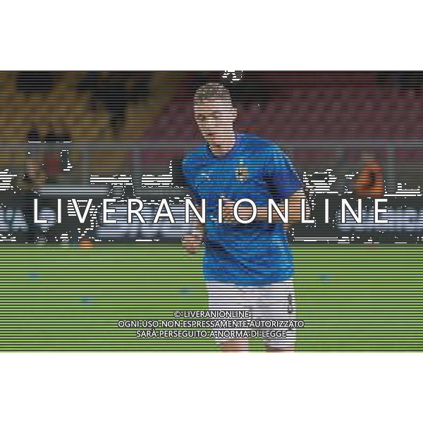 Nahuel Estévez of Parma Calcio during the Coppa Italia round of 16 match between US Lecce and Parma Calcio on November 1, 2023 at Via del Mare Stadium in Lecce, Italy. Photo by Emmanuele Mastrodonato/ag. Aldo Liverani sas