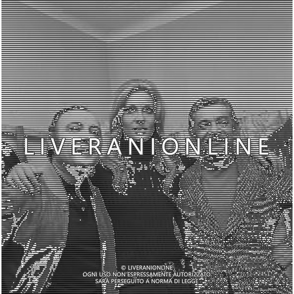 Neg- RETROSPETTIVA HELENE CHANEL ATTRICE CON IL CANTANTE CLAUDIO VILLA E L\'ATTORE COMICO TINO SCOTTI NELLA FOTO A MILANO NEL DICEMBRE DEL 1970 AG ALDO LIVERANI SAS