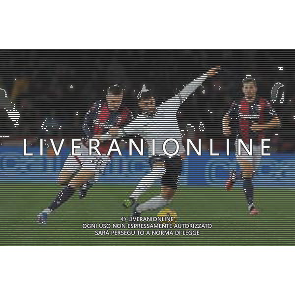 Bologna vs Lazio - Campionato Serie A TIM - 11 giornata - Stadio Renato Dall\'Ara - Bologna 03-11-2023 nella foto Aebischer e Castellanos ©Federico Gaetano / AGENZIA ALDO LIVERANI SAS