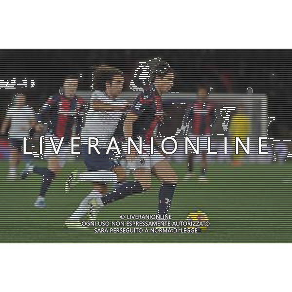 Bologna vs Lazio - Campionato Serie A TIM - 11 giornata - Stadio Renato Dall\'Ara - Bologna 03-11-2023 nella foto Calafiori e Guendouzi ©Federico Gaetano / AGENZIA ALDO LIVERANI SAS
