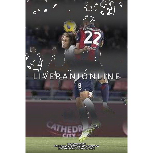 ZCP - 03/11/2023 - Bologna vs Lazio Campionato di Calcio Serie A TIM - nella foto: Mattéo Guendouzi (s.s.lazio)-Lykogiannis Charalampos (Bologna f.c.) ©Claudio Zamagni/Agenzia Aldo Liverani s.a.s.