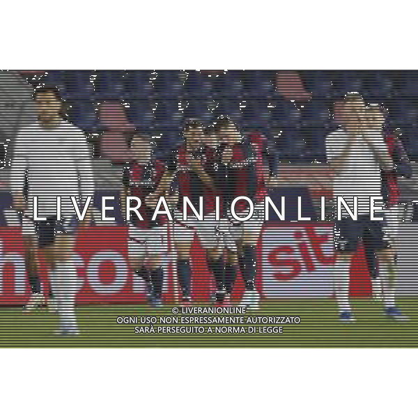 ZCP - 03/11/2023 - Bologna vs Lazio Campionato di Calcio Serie A TIM - nella foto: Esultanza bologna dopo il goal di Ferguson Lewis(Bologna f.c.) ©Claudio Zamagni/Agenzia Aldo Liverani s.a.s.