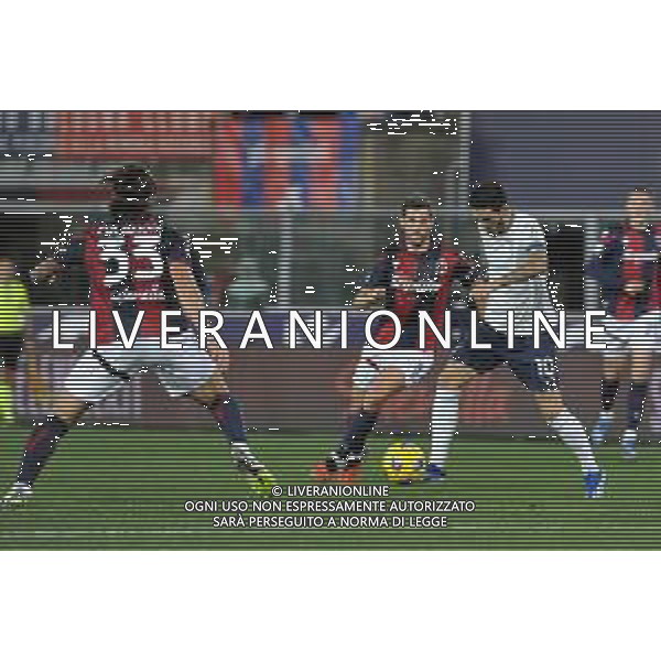 Bologna vs Lazio - Campionato Serie A TIM - 11 giornata - Stadio Renato Dall\'Ara - Bologna 03-11-2023 nella foto Calafiori e Luis Alberto ©Federico Gaetano / AGENZIA ALDO LIVERANI SAS