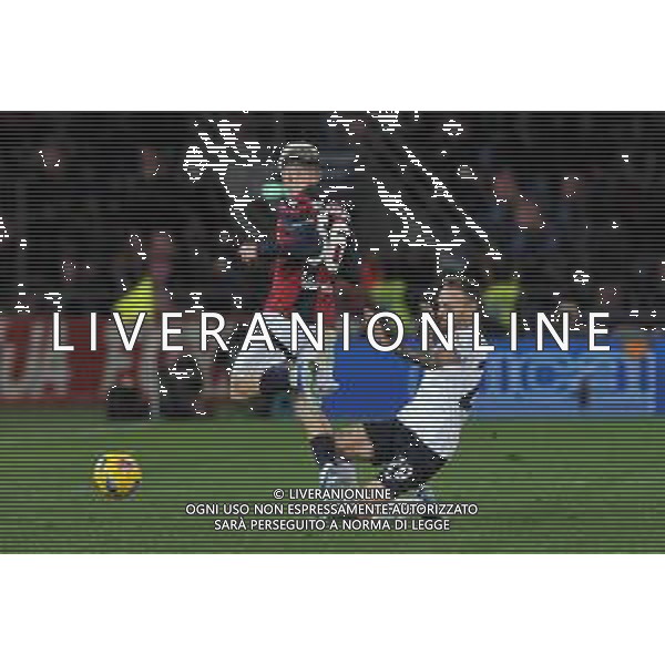 Bologna vs Lazio - Campionato Serie A TIM - 11 giornata - Stadio Renato Dall\'Ara - Bologna 03-11-2023 nella foto manuel Lazzari e Saelemaekers alexis ©Federico Gaetano / AGENZIA ALDO LIVERANI SAS