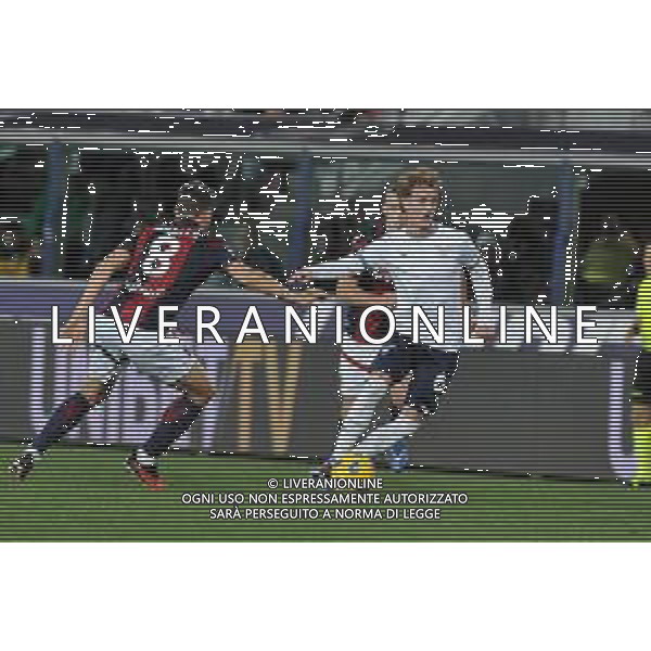 Bologna vs Lazio - Campionato Serie A TIM - 11 giornata - Stadio Renato Dall\'Ara - Bologna 03-11-2023 nella foto Rovella e Freuler Remo ©Federico Gaetano / AGENZIA ALDO LIVERANI SAS