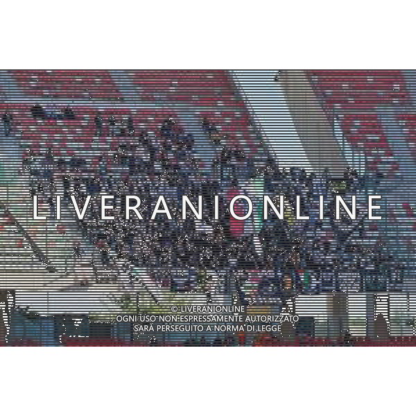 Supporters of Ascoli Calcio of Ascoli Calcio during the Italian Serie B match SSC Bari vs Ascoli Calcio on November 4, 2023 at the San Nicola stadium in Bari, Italy. Photo by Emmanuele Mastrodonato/ag. Aldo Liverani sas/AGENZIA ALDO LIVERANI SAS