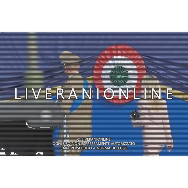 4-11-2023. Sergio Mattarella, presidente della Repubblica italiana, in visita a Cagliari, zona autorità portuale in Via Roma, in occasione della festa delle forze armate.. Foto Salvatore Moi/Agenzia Aldo Liverani s.a.s. ©MOI Salvatore /AGENZIA ALDO LIVERANI SAS