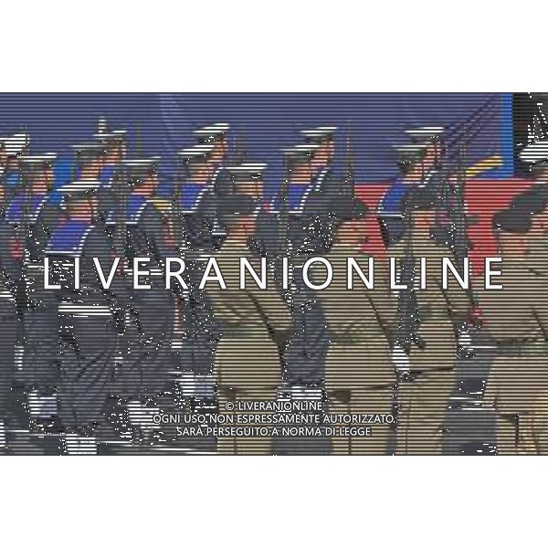 4-11-2023. Sergio Mattarella, presidente della Repubblica italiana, in visita a Cagliari, zona autorità portuale in Via Roma, in occasione della festa delle forze armate.. Foto Salvatore Moi/Agenzia Aldo Liverani s.a.s. Nella foto: militari italiani ©MOI Salvatore /AGENZIA ALDO LIVERANI SAS