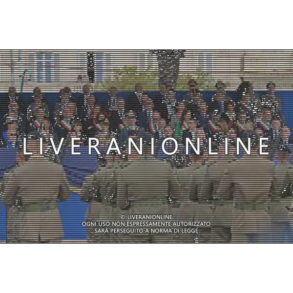 4-11-2023. Sergio Mattarella, presidente della Repubblica italiana, in visita a Cagliari, zona autorità portuale in Via Roma, in occasione della festa delle forze armate.. Foto Salvatore Moi/Agenzia Aldo Liverani s.a.s. Nella foto: Rappresentanza sindaci della Sardegna ©MOI Salvatore /AGENZIA ALDO LIVERANI SAS