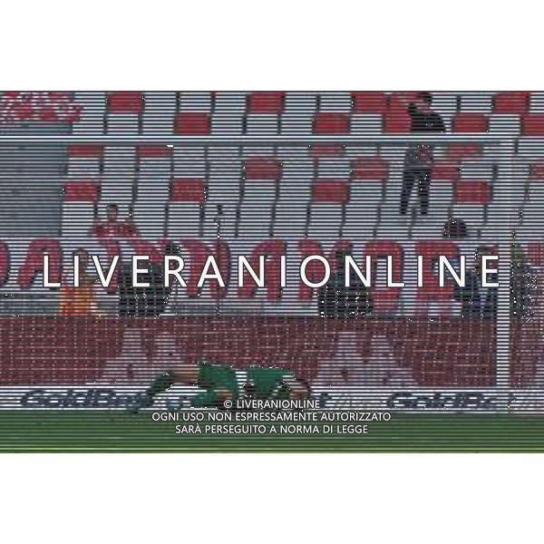 Giuseppe Sibilli of SSC Bari scores a goal of 1-0 during the Italian Serie B match SSC Bari vs Ascoli Calcio on November 4, 2023 at the San Nicola stadium in Bari, Italy. Photo by Emmanuele Mastrodonato/ag. Aldo Liverani sas/AGENZIA ALDO LIVERANI SAS