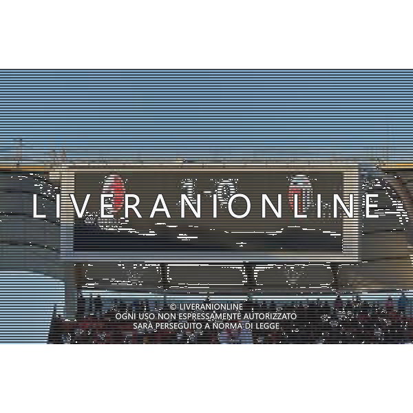the stadium scoreboard shows the final result during the Italian Serie B match SSC Bari vs Ascoli Calcio on November 4, 2023 at the San Nicola stadium in Bari, Italy. Photo by Emmanuele Mastrodonato/ag. Aldo Liverani sas/AGENZIA ALDO LIVERANI SAS