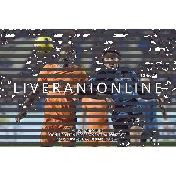 Atalanta vs Inter nella foto Marcus Thuram (Inter) e Ederson Jose\' dos Santos (Atalanta) Bergamo 04-11-2023 Gewiss Stadium - Stadio Atleti Azzurri d\'Italia Campionato Serie A TIM - 11a giornata foto Roberto Garavaglia/ag. Aldo Liverani sas/AGENZIA ALDO LIVERANI SAS