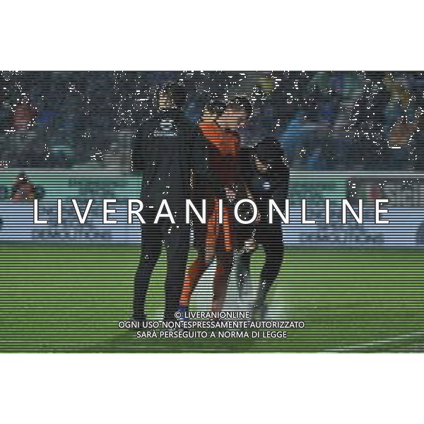 Atalanta vs Inter nella foto infortunio Benjamin Pavard (Inter) Bergamo 04-11-2023 Gewiss Stadium - Stadio Atleti Azzurri d\'Italia Campionato Serie A TIM - 11a giornata foto Roberto Garavaglia/ag. Aldo Liverani sas/AGENZIA ALDO LIVERANI SAS