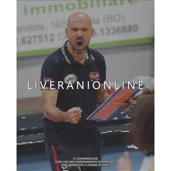 IMOLA 04 11 2023 CLAI IMOLA PALLAVOLO-PAVIA SERIE B1 NELLA FOTO NELLO CALIENDO ALLENATORE CLAI IMOLA PALLAVOLO ©SANNA/AGENZIA ALDO LIVERANI SAS