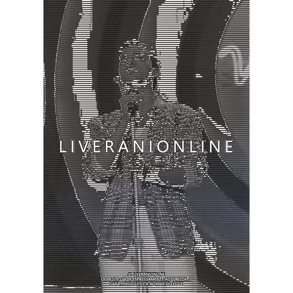 NEG-RETROSPETTIVA EROS RAMAZZOTTI CANTANTE NELLA FOTO EROS RAMAZZOTTI NELL\'ANNO 1986 A SAINT VINCENT AG ALDO LIVERANI SAS 