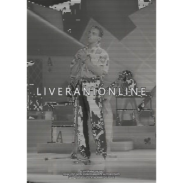 NEG-RETROSPETTIVA EROS RAMAZZOTTI CANTANTE NELLA FOTO EROS RAMAZZOTTI NELL\'ANNO 1986 A SAINT VINCENT AG ALDO LIVERANI SAS 