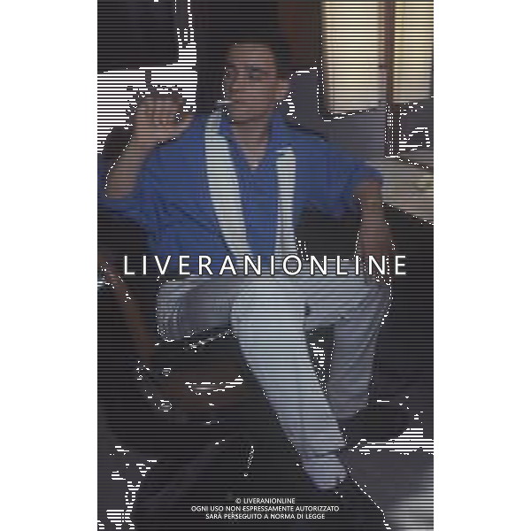 DIAP-RETROSPETTIVA EROS RAMAZZOTTI CANTANTE NELLA FOTO EROS RAMAZZOTTI NELL\'ANNO 1985 AG ALDO LIVERANI SAS