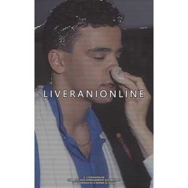 DIAP-RETROSPETTIVA EROS RAMAZZOTTI CANTANTE NELLA FOTO EROS RAMAZZOTTI NELL\'ANNO 1985 AG ALDO LIVERANI SAS