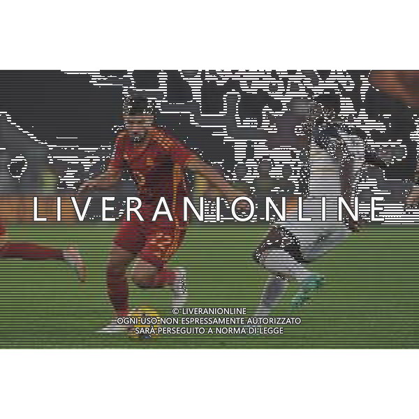 Roma vs Lecce - Campionato Serie A TIM - 11 giornata - Stadio Olimpico - Roma 05-11-2023 nella foto Aouar e Kaba ©Federico Gaetano / AGENZIA ALDO LIVERANI SAS