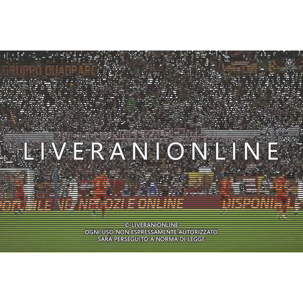 Roma vs Lecce - Campionato Serie A TIM - 11 giornata - Stadio Olimpico - Roma 05-11-2023 nella foto Striscione per Lorenzo Pellegrini
