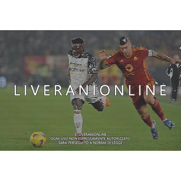Roma vs Lecce - Campionato Serie A TIM - 11 giornata - Stadio Olimpico - Roma 05-11-2023 nella foto Banda e Mancini foto federico gaetano-ag aldo liverani sas