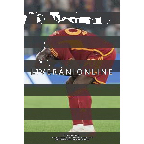 Romelu Lukaku of AS Roma celebrates after scoring a goal during the Italian soccer Serie A match AS Roma vs US Lecce on November 5, 2023 at Olympic Stadium in Rome, Italy. Photo by Emmanuele Mastrodonato/ag. Aldo Liverani sas