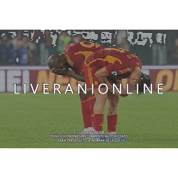 Romelu Lukaku of AS Roma and Paulo Dybala of AS Roma celebrates the victory during the Italian soccer Serie A match AS Roma vs US Lecce on November 5, 2023 at Olympic Stadium in Rome, Italy. Photo by Emmanuele Mastrodonato/ag. Aldo Liverani sas