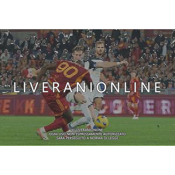 Romelu Lukaku of AS Roma scores a goal of 2-1 during the Italian soccer Serie A match AS Roma vs US Lecce on November 5, 2023 at Olympic Stadium in Rome, Italy. Photo by Emmanuele Mastrodonato/ag. Aldo Liverani sas