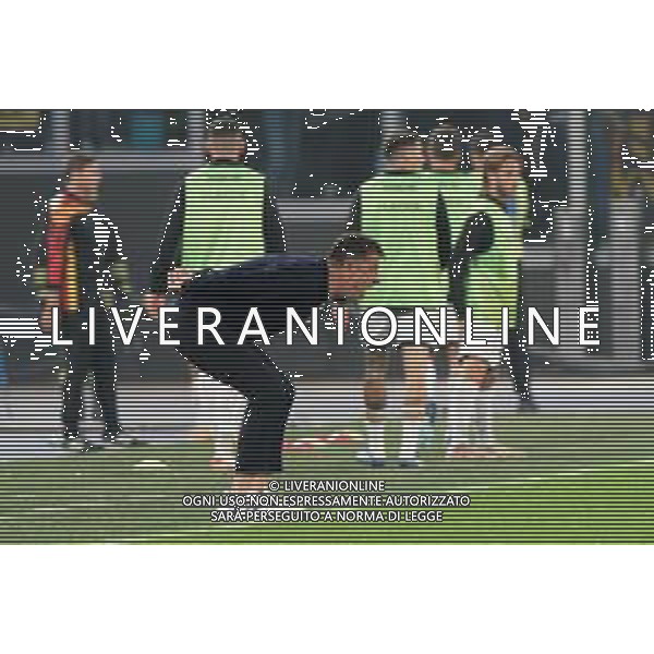 coach Roberto D’Aversa of US Lecce during the Italian soccer Serie A match AS Roma vs US Lecce on November 5, 2023 at Olympic Stadium in Rome, Italy. Photo by Emmanuele Mastrodonato/ag. Aldo Liverani sas