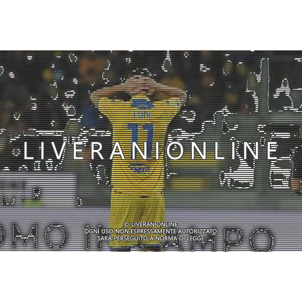 Frosinone vs Empoli - Campionato Serie A TIM - 11 giornata - Stadio B.Stirpe - Frosinone 06-11-2023 nella foto Delusione Cuni ©Federico Gaetano / AGENZIA ALDO LIVERANI SAS